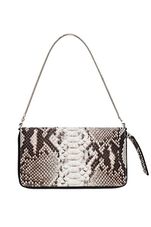 PYTHON CHAIN WALLET BIG Black and White